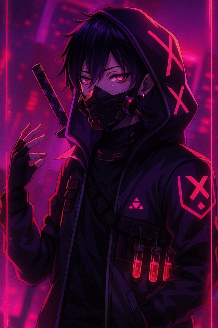 cyberpunk anime wallpaper