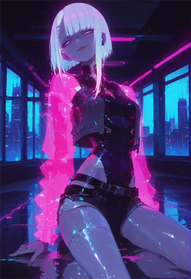 cyberpunk anime wallpaper