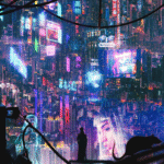 cyberpunk anime wallpaper