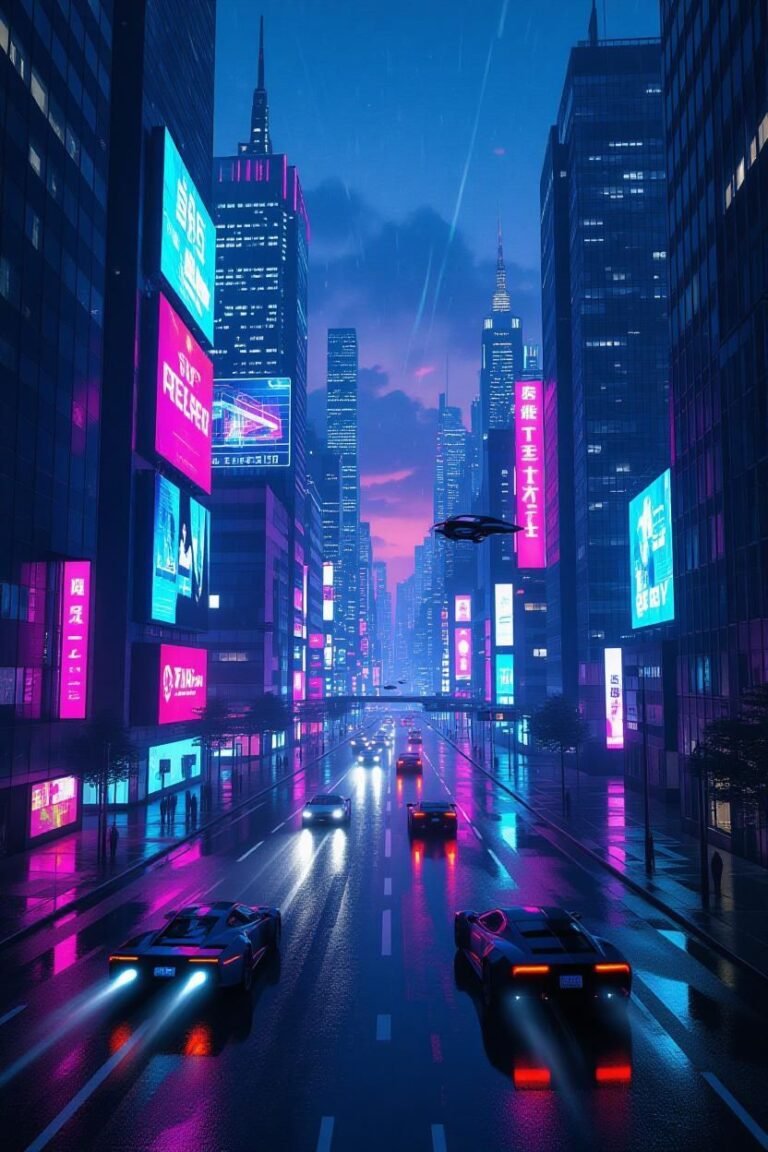 cyberpunk anime wallpaper