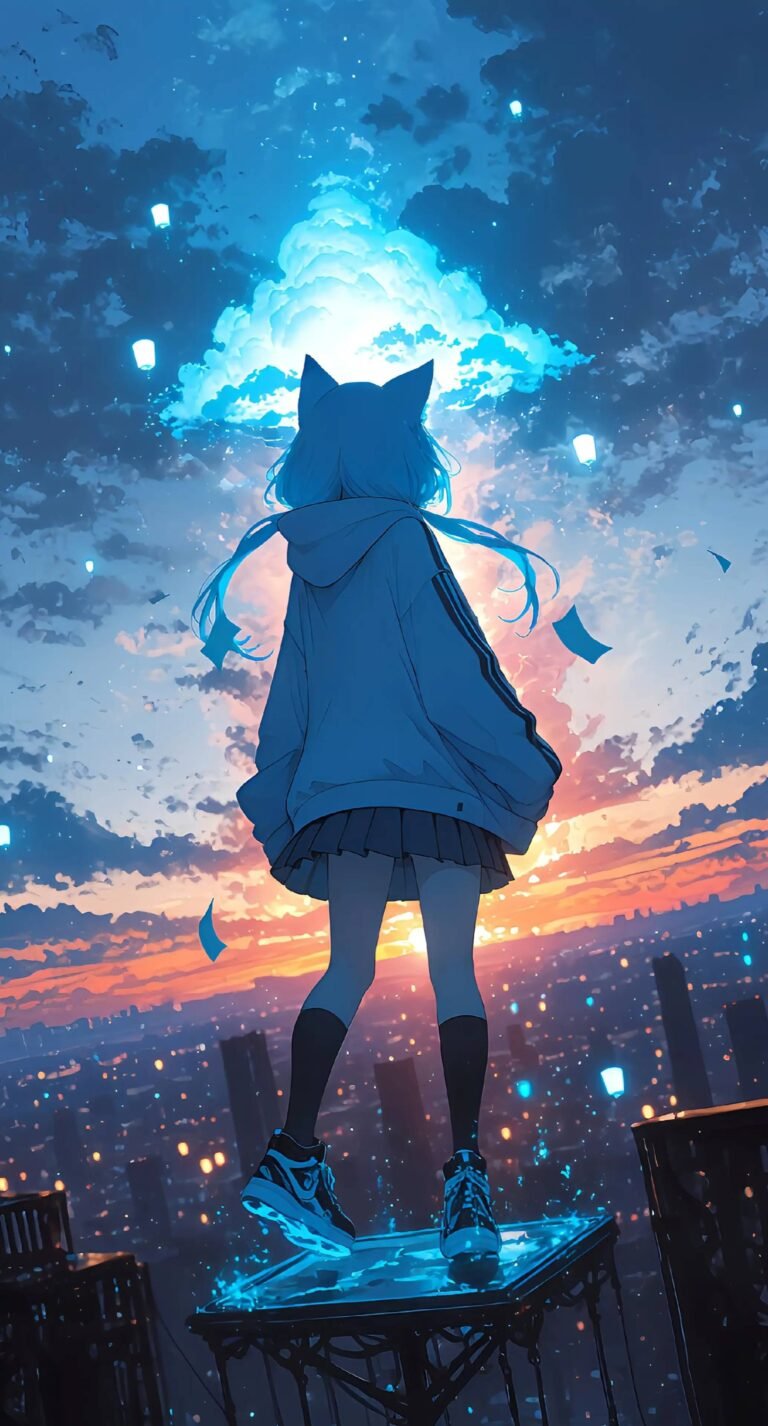 cyberpunk anime wallpaper