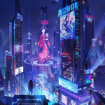 cyberpunk anime wallpaper