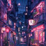 cyberpunk anime wallpaper