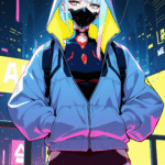 cyberpunk anime wallpaper