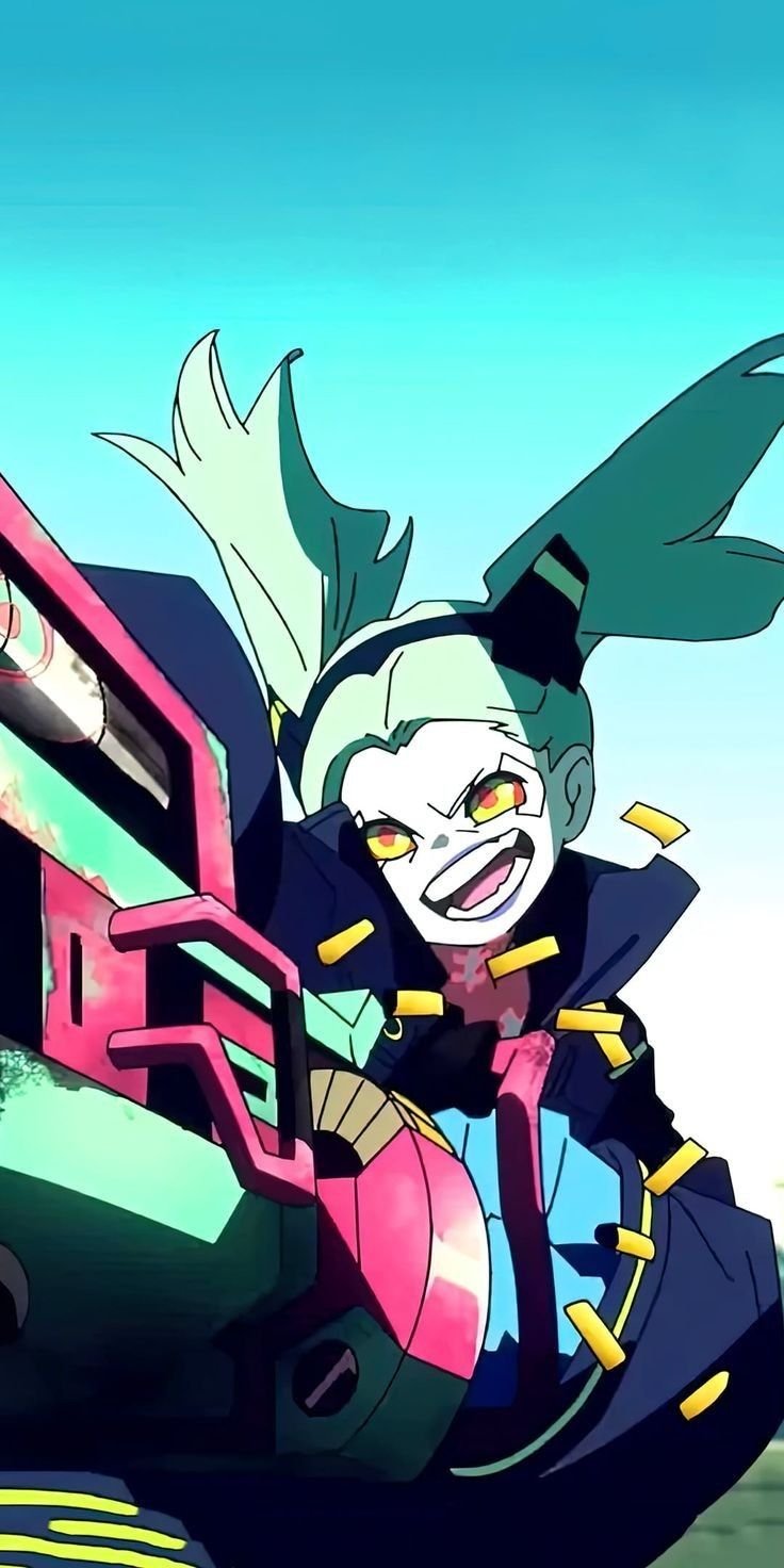 cyberpunk anime wallpaper