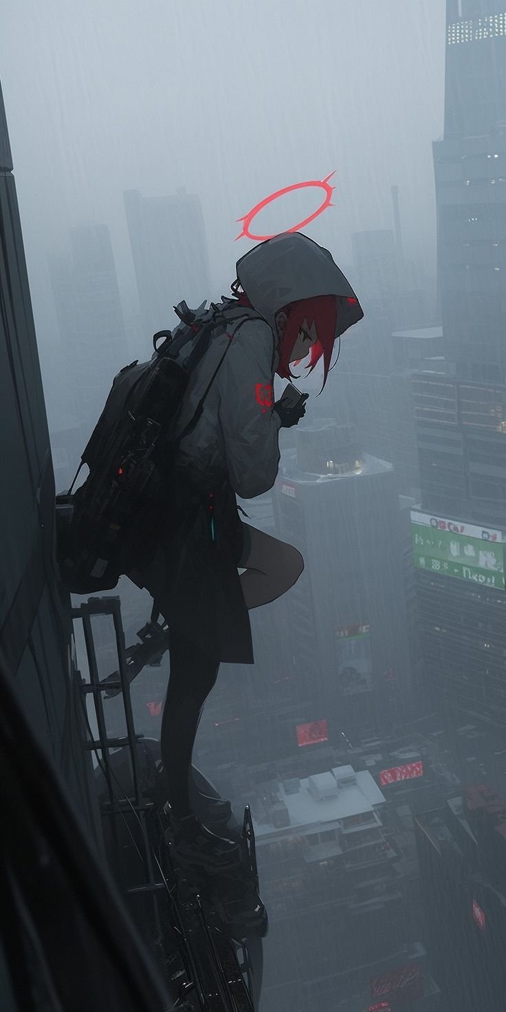 cyberpunk anime wallpaper