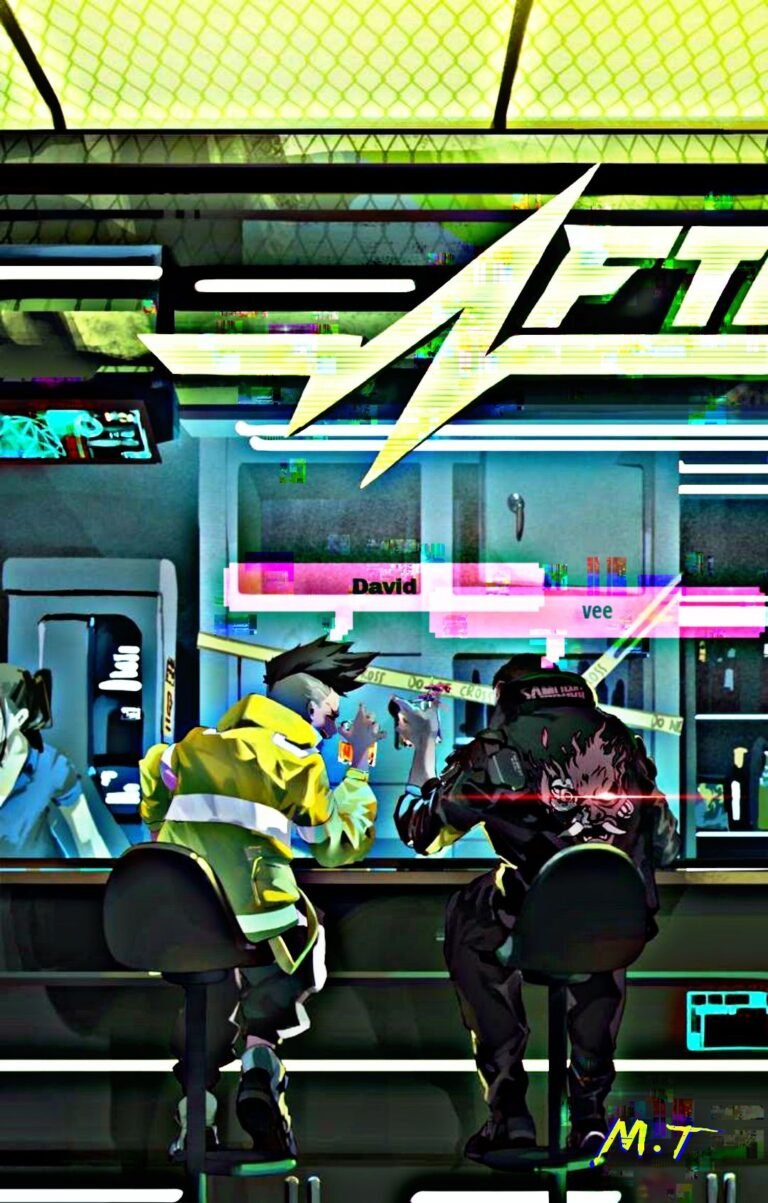 cyberpunk anime wallpaper