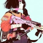 cyberpunk anime wallpaper