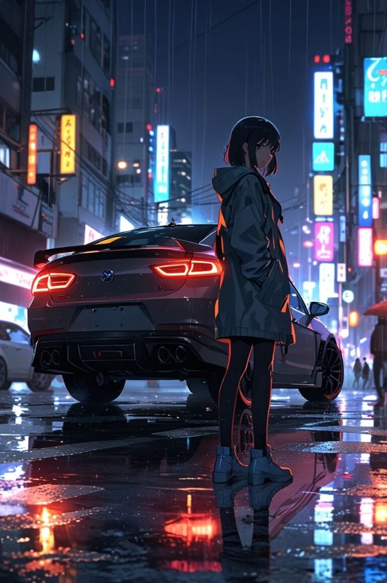 cyberpunk anime wallpaper