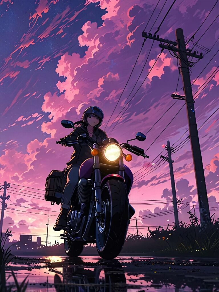 cyberpunk anime wallpaper