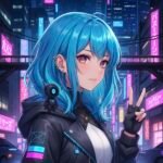 cyberpunk anime wallpaper