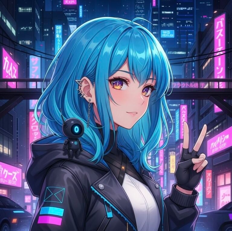 cyberpunk anime wallpaper