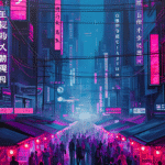 cyberpunk anime wallpaper