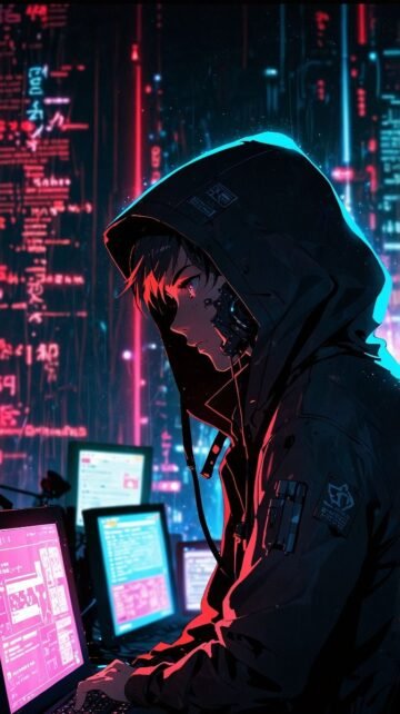 cyberpunk anime wallpaper