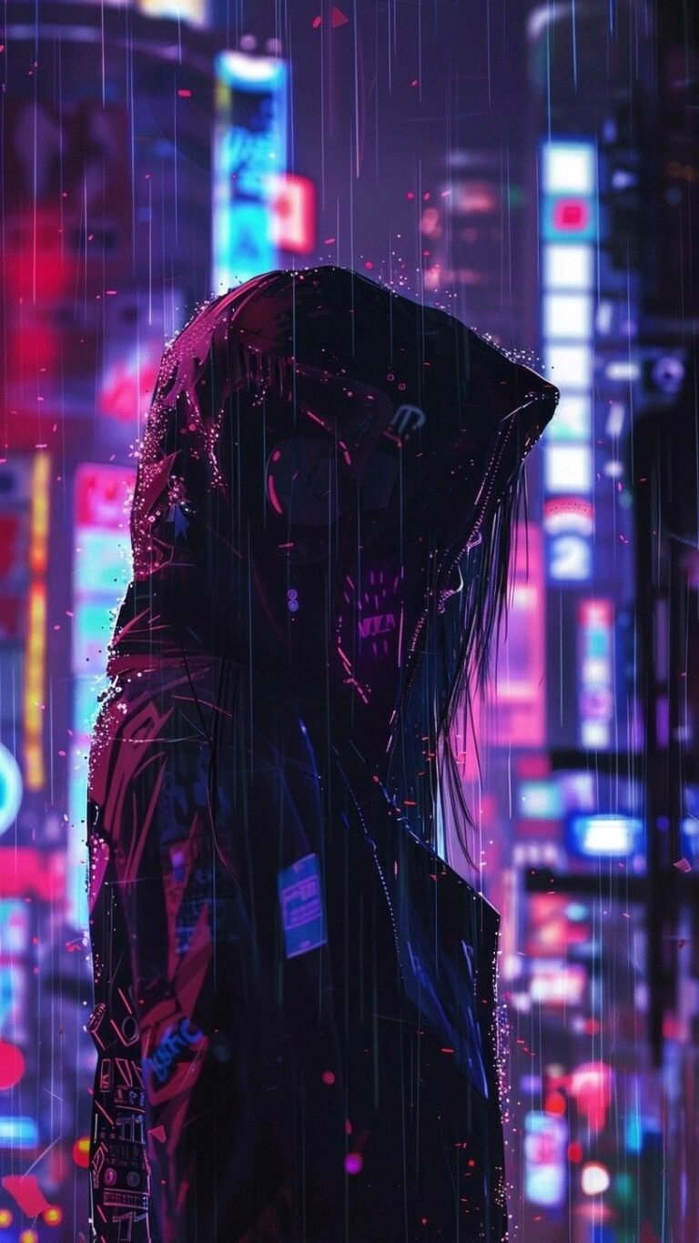 cyberpunk anime wallpaper