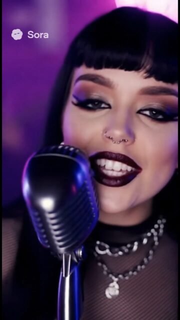 Step into the void with this hypnotic goth club performance, where sultry vocals