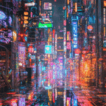 cyberpunk anime wallpaper