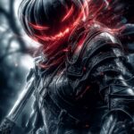 The Pumpkin Knight rises when the veil is thinnest, his blade glowing with curse