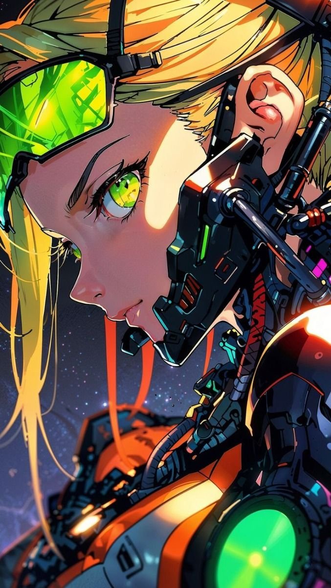 cyberpunk anime wallpaper