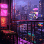 cyberpunk anime wallpaper