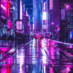 cyberpunk anime wallpaper