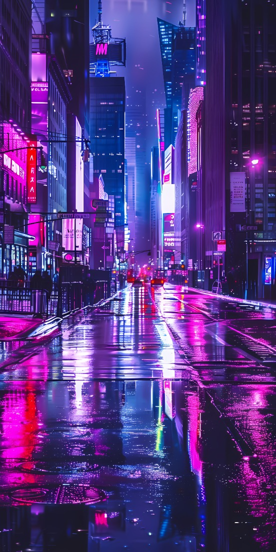 cyberpunk anime wallpaper