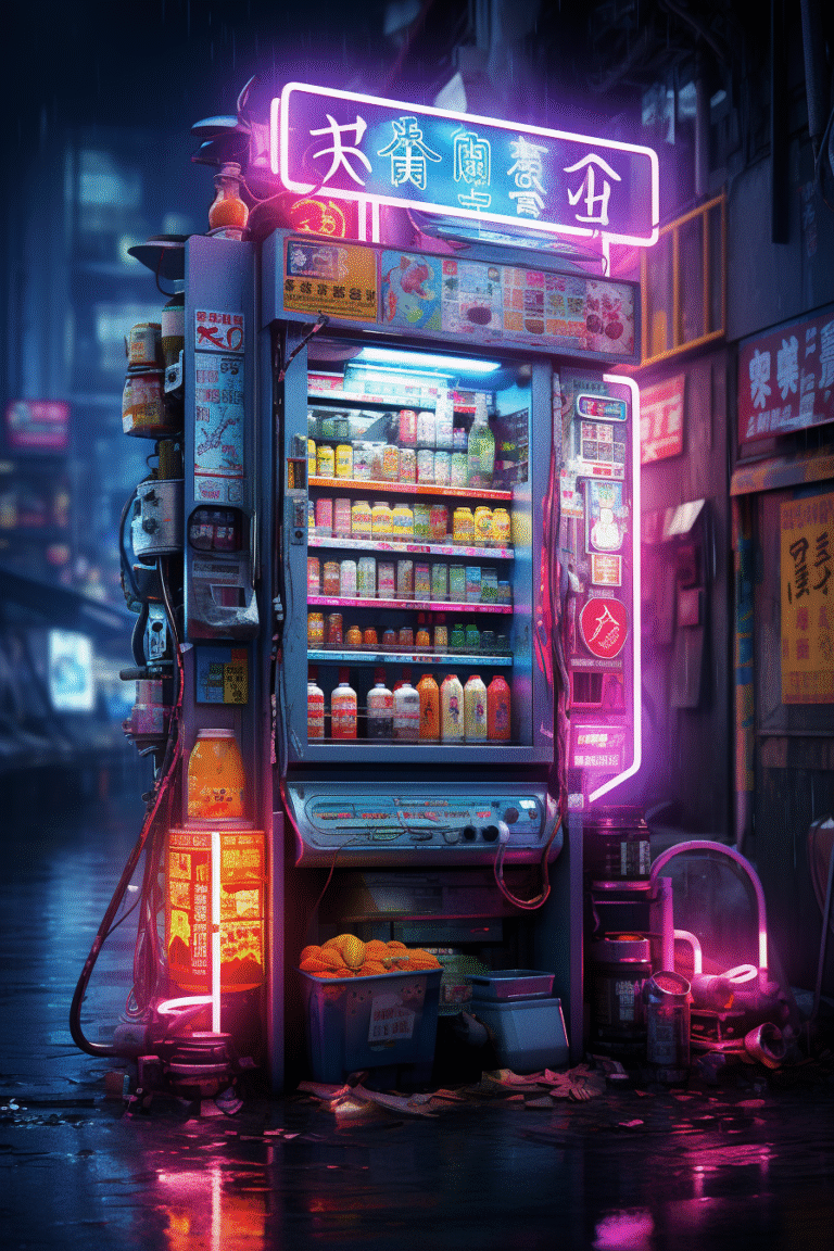 cyberpunk anime wallpaper