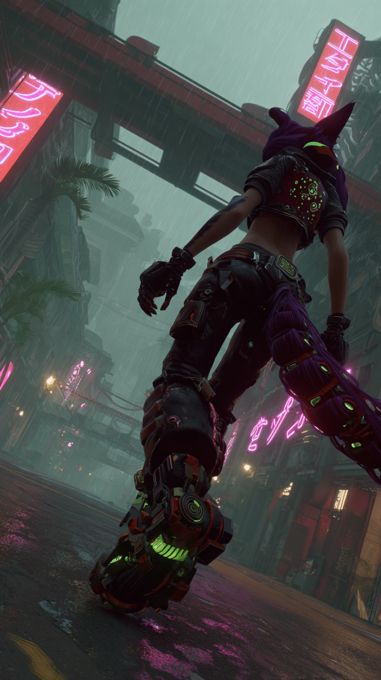 cyberpunk anime wallpaper