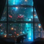 cyberpunk anime wallpaper