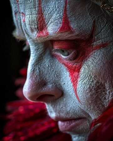 The intensity in their eyes speaks of untold stories and hidden depths.  This st