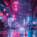 cyberpunk anime wallpaper