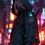 cyberpunk anime wallpaper