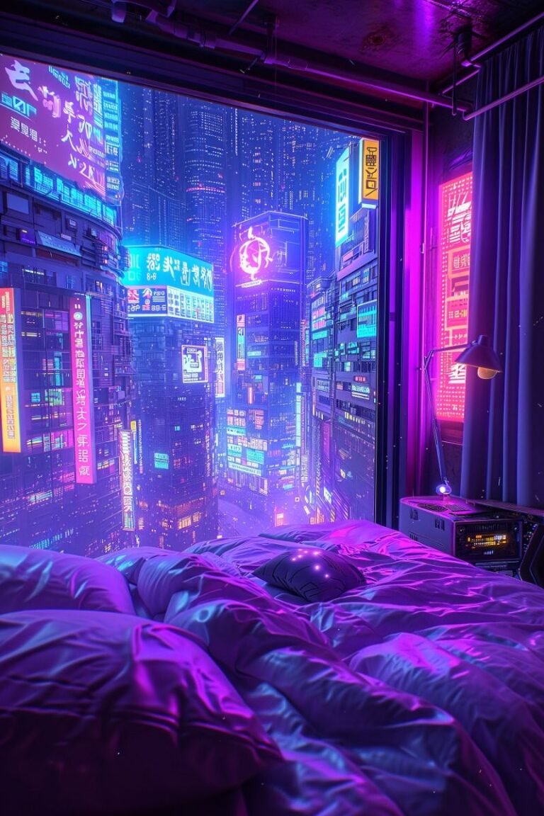 cyberpunk anime wallpaper