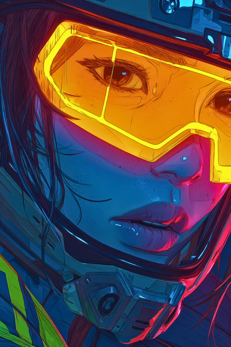 cyberpunk anime wallpaper