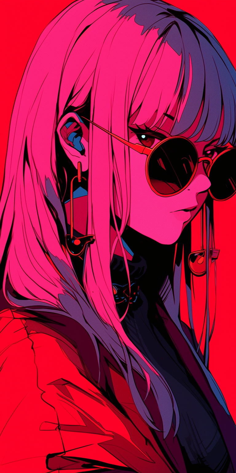 cyberpunk anime wallpaper