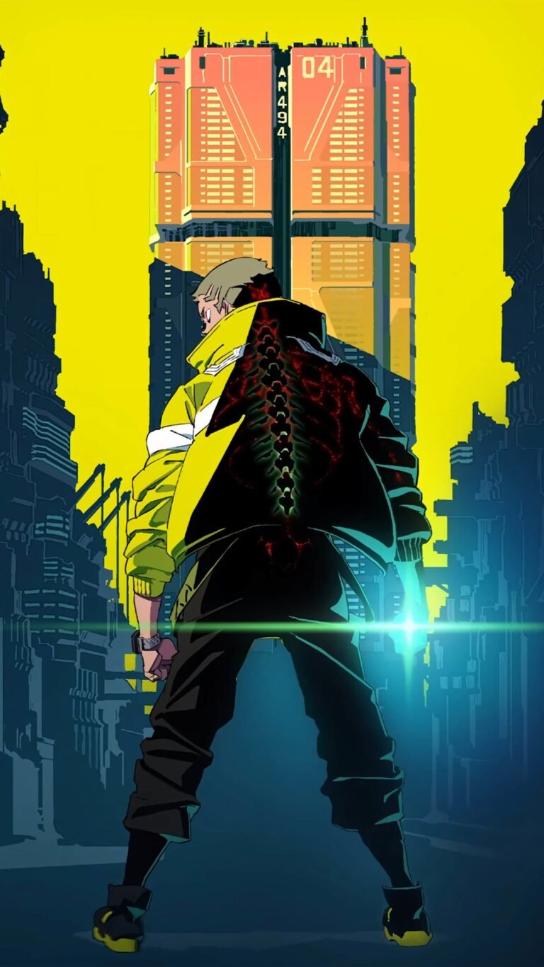 cyberpunk anime wallpaper