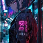 cyberpunk anime wallpaper
