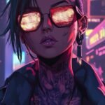 cyberpunk anime wallpaper