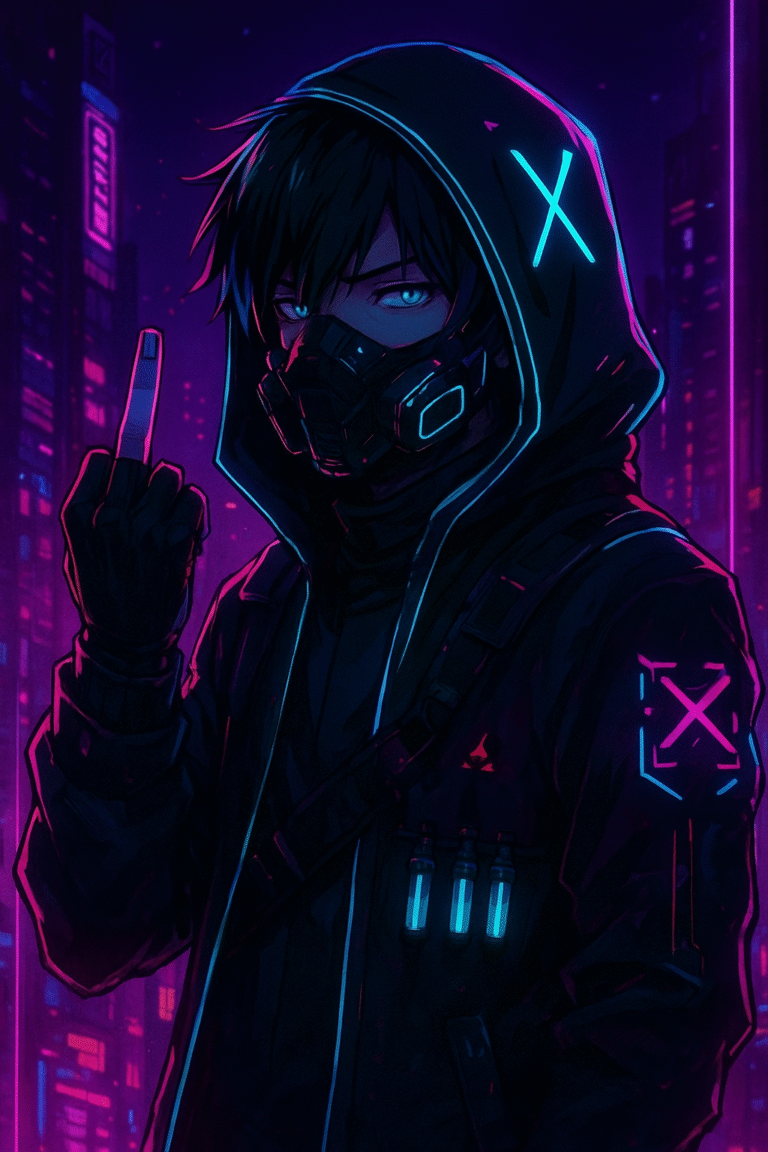 cyberpunk anime wallpaper