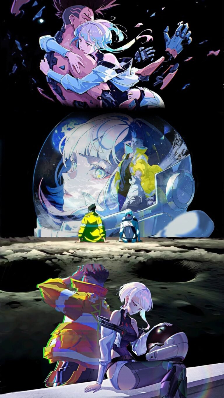 cyberpunk anime wallpaper