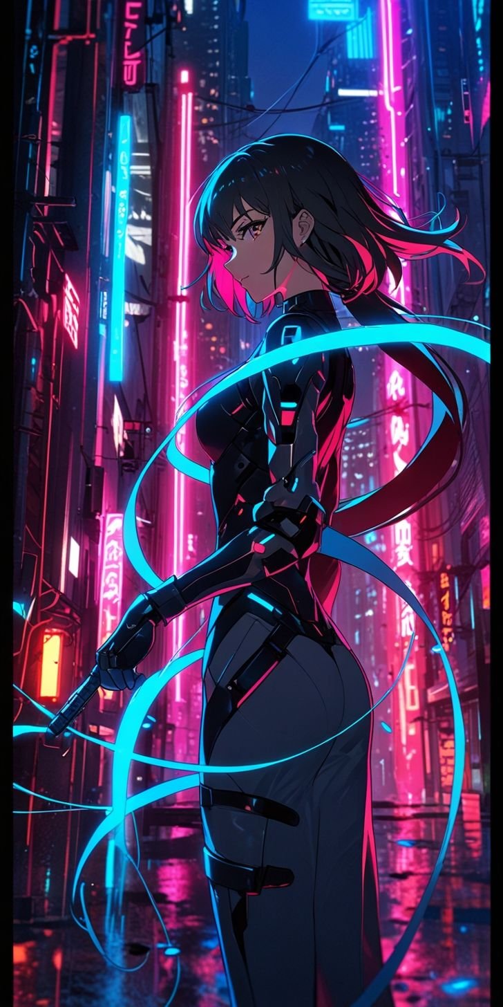 cyberpunk anime wallpaper