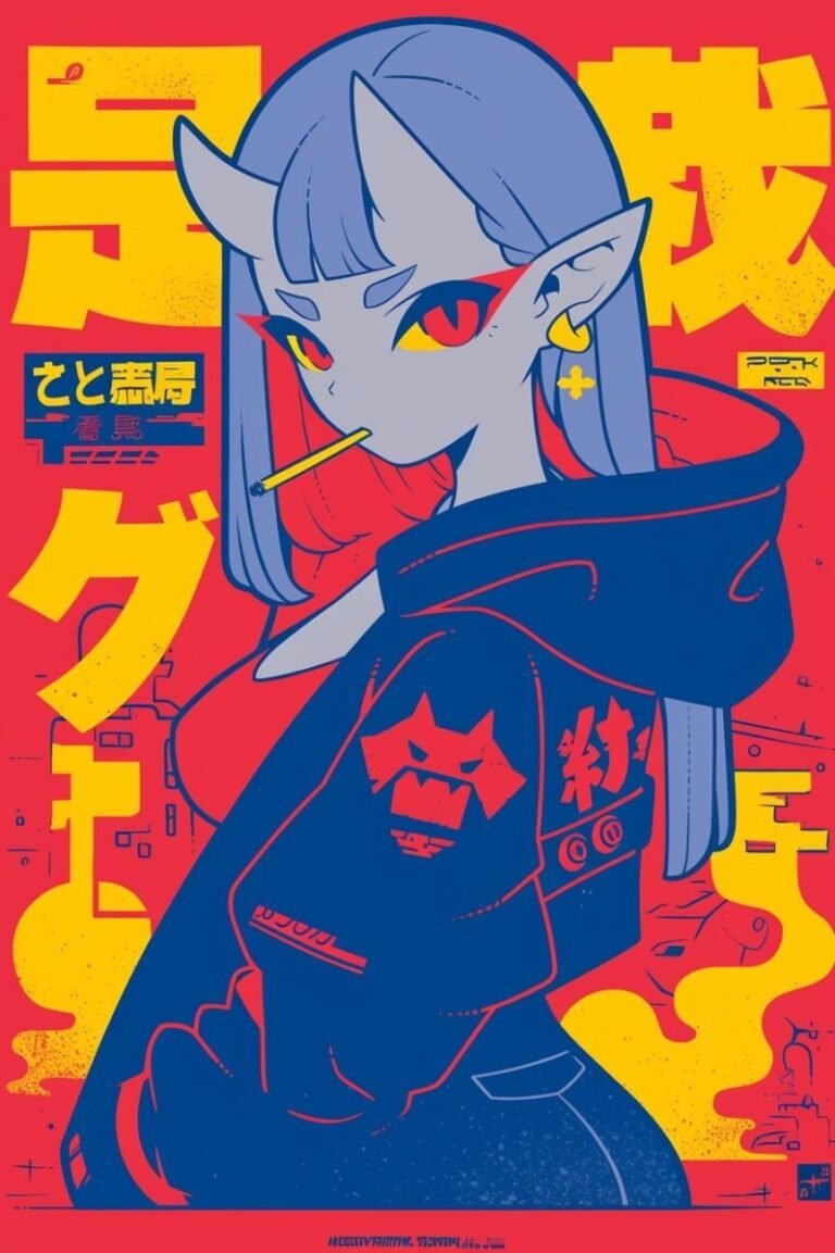 cyberpunk anime wallpaper