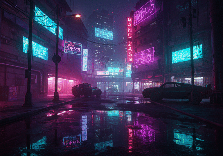 cyberpunk anime wallpaper