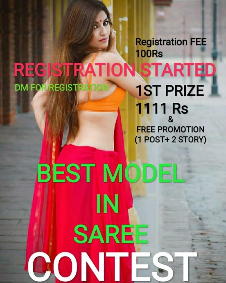 BEST MODEL IN SAREE CONTEST
.
Searching sponsors for BEST MODEL IN SAREE contest...
