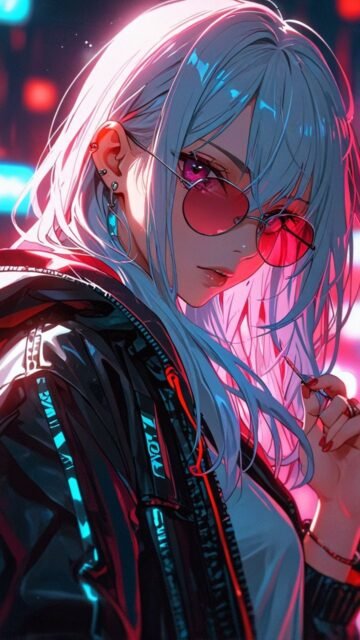 cyberpunk anime wallpaper