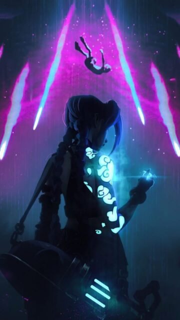 cyberpunk anime wallpaper