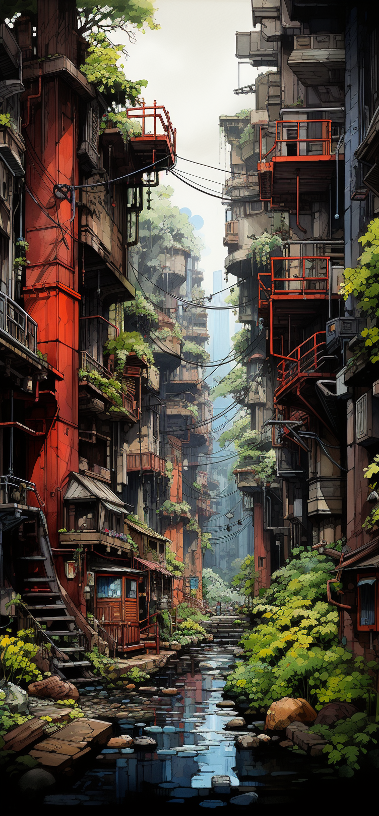 cyberpunk anime wallpaper