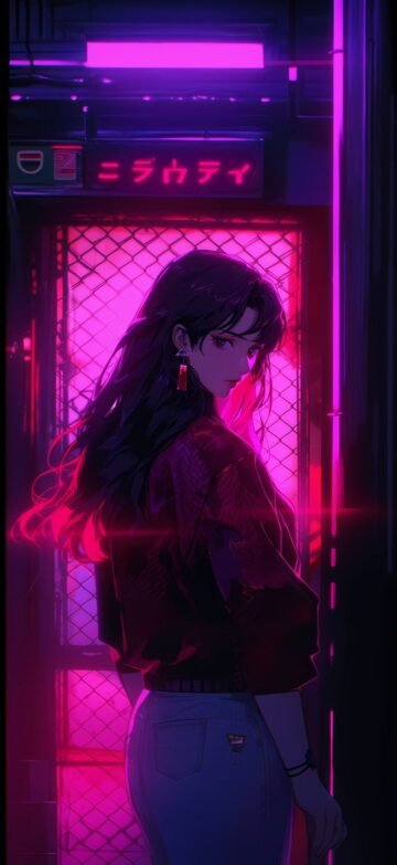 cyberpunk anime wallpaper 4k phone