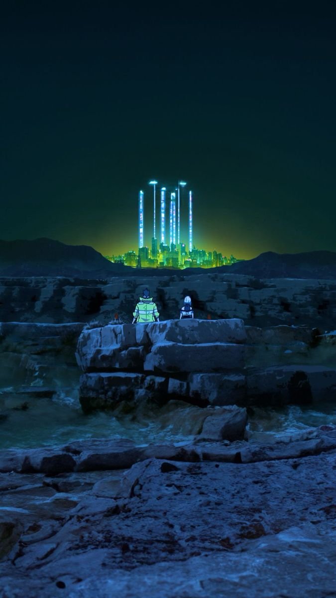 cyberpunk anime wallpaper