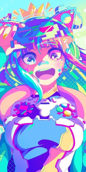 cyberpunk anime wallpaper